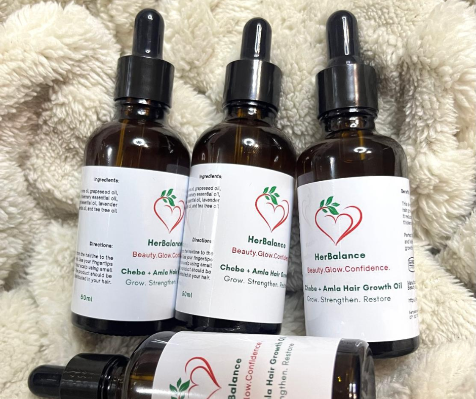 Growth Package – 5 Chebe & Amla Hair Oils 50ml