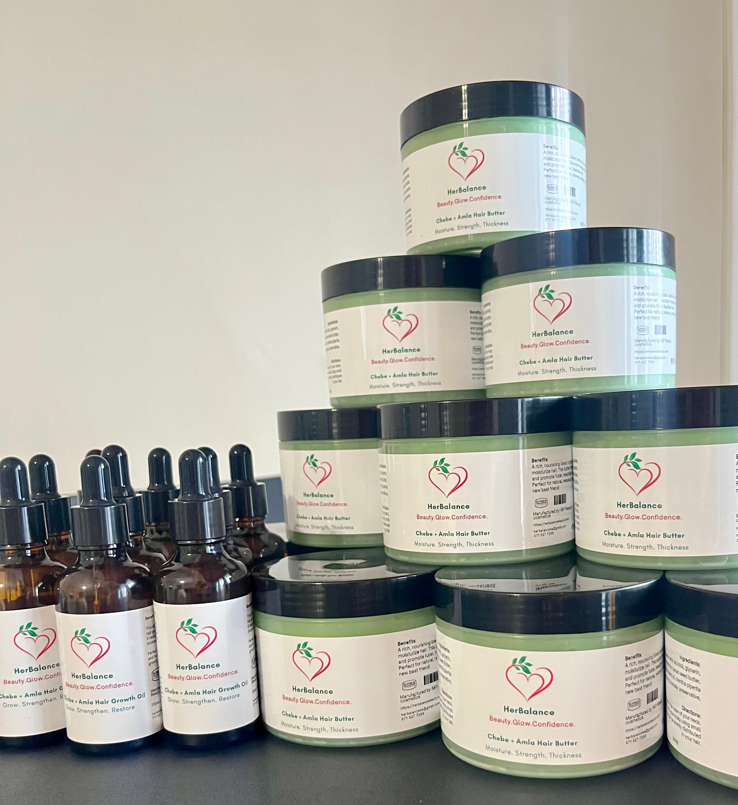 Boss Package – 10 Chebe & Amla Hair Oils + 10 Chebe & Amla hair Butter