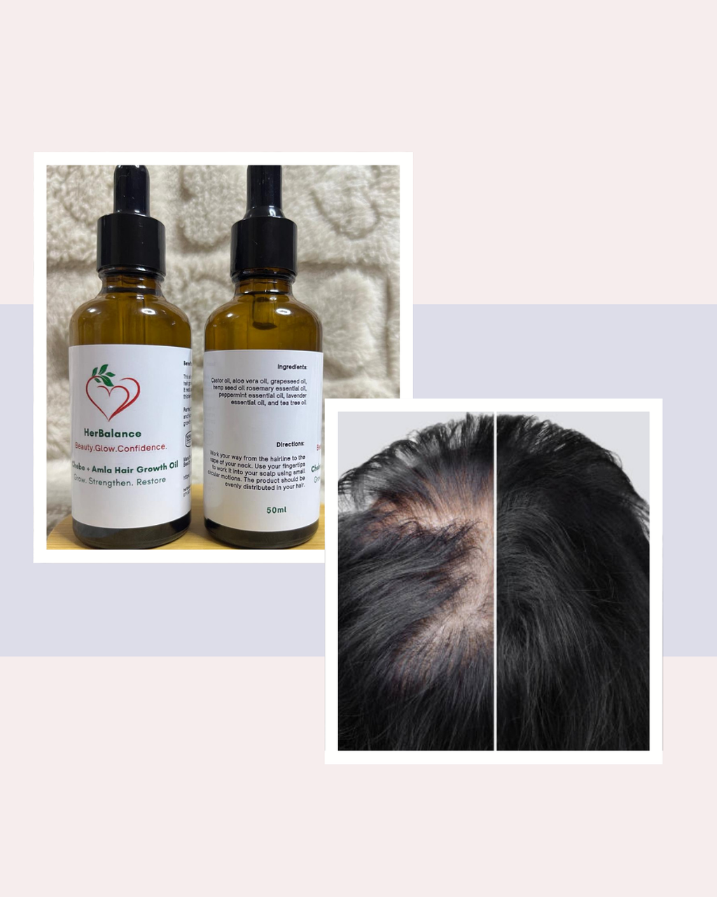 Chebe & Amla Hair Growth Oil for thinning edges 50ml