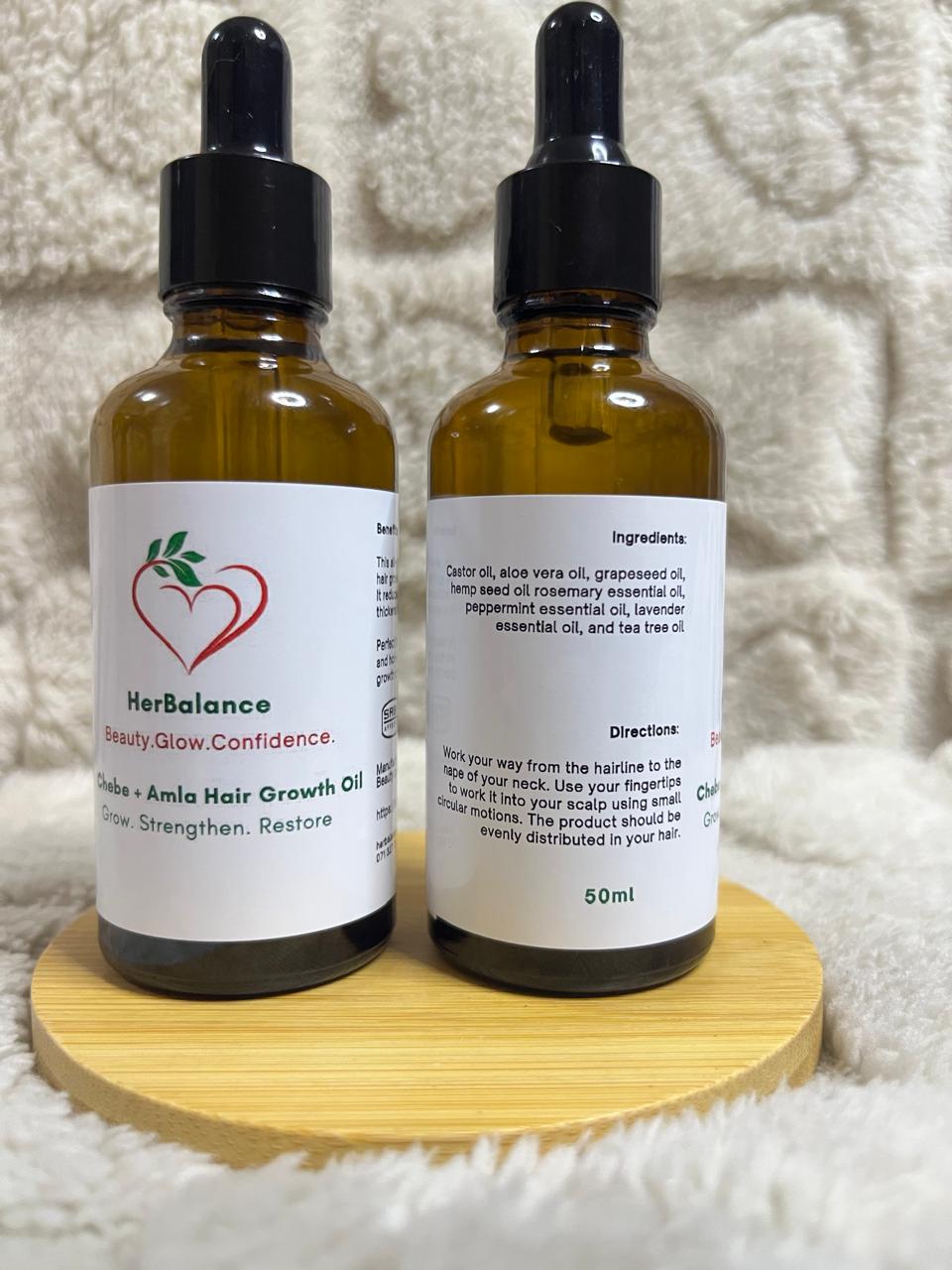 Growth Package – 5 Chebe & Amla Hair Oils 50ml